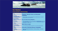 Desktop Screenshot of kljcharters.com